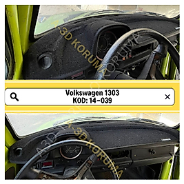 Volkswagen 1303 Konsol Torpido A3D Koruma Koruyucu Kılıfı