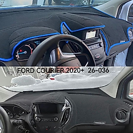 Ford Courier Büyük EKran 2020 + Konsol Torpido 3D Koruma