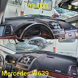 Mercedes Vito W639 2003 - 2014 Konsol Torpido 3D Koruma Koruyucu Kılıfı