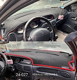 Renault Megane 1 1996-2003  Konsol Torpido 3D Koruma Koruyucu Kılıfı
