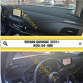 Nissan Qashqai 2021+ Konsol Torpido 3D Koruma Koruyucu Kılıf