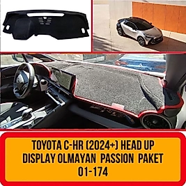 Toyota C - Hr 2024+ Head Up Display Olmayan Passion X Full Paket Konsol Torpido A3D Koruma Koruyucu Kılıfı