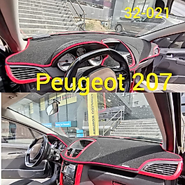 Peugeot 207 2007-2012 Konsol Torpido 3D Koruma Koruyucu Kılıfı
