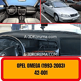 Opel Omega 1993 - 2003 Konsol Torpido 3D Koruma Koruyucu Kılıf