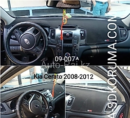 Kia Cerato K3 2008-2012 Konsol Torpido A3D Koruma Koruyucu Kılıfı