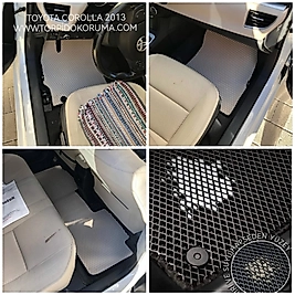 Toyota Corolla 2012 - 2018 Kasa Akıllı Premium Eva Oto Paspas (Aksesuarlar Fiyata Dahil Değildir)