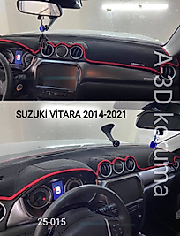 Suzuki Vitara 2014+ Konsol Torpido 3D Koruma Koruyucu Kılıfı