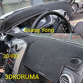 Ssangyong Kyron / Nomad 2005+ Konsol Torpido 3D Koruma  Koruyucu Kılıfı
