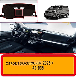 Citroen Spacetourer 2025+ Konsol Torpido A3D Koruma Koruyucu Kılıfı