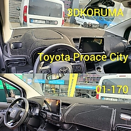 Toyota Proace City Konsol Torpido 3D Koruma Koruyucu Kılıfı