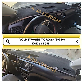 Volkswagen T- Cross 2021+ Konsol Torpido A3D Koruma Koruyucu Kılıfı