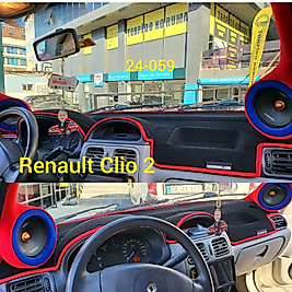 Renault Clio 2 Konsol Torpido M3D Koruma Koruyucu Kılıfı