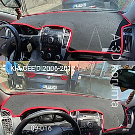 Kia Ceed 2010-2012 Konsol Torpido 3D Koruma Koruyucu Kılıfı