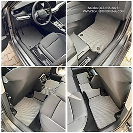 Skoda Octavia 2025+ Akıllı Premium Eva Oto Paspas (Aksesuarlar Fiyata Dahil Değildir)