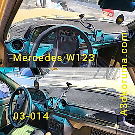 Mercedes 200 W123 Konsol Torpido 3D Koruma Koruyucu Kılıfı