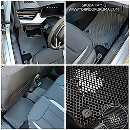 Skoda Kamiq Akıllı Premium Eva Oto Paspas (Aksesuarlar Fiyata Dahil Değildir)