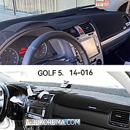Volkswagen Golf 5 2003-2009 Konsol Torpido 3D Koruma Koruyucu Kılıfı