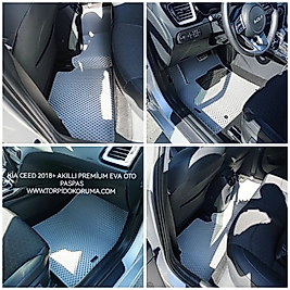 Kia Ceed 2018+ Akıllı Premium Eva Oto Paspas (Aksesuarlar Fiyata Dahil Değildir)