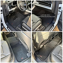 Audi Q8 2025+ Akıllı Premium Eva Oto Paspas (Aksesuarlar Fiyata Dahil Değildir)