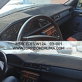 Mercedes W124 1985 - 1996 Konsol Torpido 3D Koruma Koruyucu Kılıfı