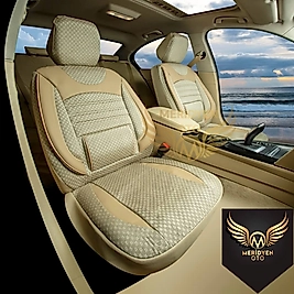 Ekonom Dokuma Kumaş Krem Oto Kılıfı