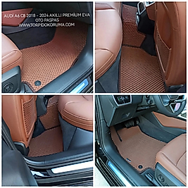 Audi A6 C8 2018 - 2024 Akıllı Premium Eva Oto Paspas (Aksesuarlar Fiyata Dahil Değildir)