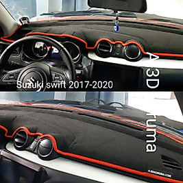 Suzuki Swift 2017 - 2020  Konsol Torpido A3D Koruma Koruyucu Kılıfı