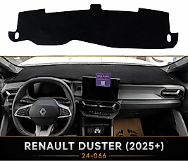 Renault Duster (2025+ Uyumlu) Lazer Kesim Ön Göğüs Koruyucu ve Torpido Koruma Halısı