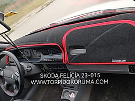 Skoda Felicia Konsol Torpido 3D Koruma  Koruyucu Kılıfı