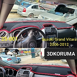 Suzuki Grand Vitara 2006 - 2012 Konsol Torpido M3D Koruma Koruyucu Kılıfı