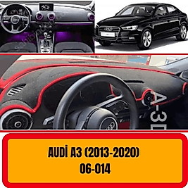 Audi A3 2013 - 2020 Konsol Torpido 3D Koruma