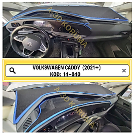 Volkswagen Caddy 2021+ Konsol Torpido 3D Koruma Koruyucu Kılıfı