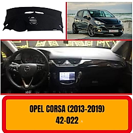 Opel Corsa 2013 - 2019 Konsol Torpido A3D Koruma Koruyucu Kılıf