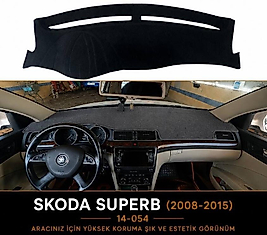 Skoda Super B 2008 - 2014 Konsol Torpido A3D Koruma  Koruyucu Kılıfı