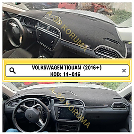 Volkswagen Tiguan 2017+ Konsol Torpido 3D Koruma Koruyucu Kılıfı