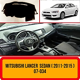 Mitsubishi Lancer Sedan 2011 - 2015 Konsol Torpido A3D Koruma Koruyucu Kılıfı