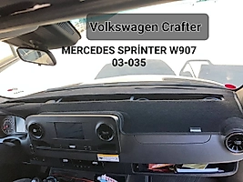 Volkswagen Crafter 2019+ Konsol Torpido 3D Koruma Koruyucu Kılıfı