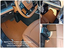 Ssangyong Torrex Benzinli Kasa Akıllı Premium Eva Oto Paspas (Aksesuarlar Fiyata Dahil Değildir)