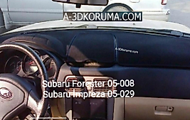 Subaru Forester 1997 - 2002 Konsol Torpido 3D Koruma  Koruyucu Kılıfı