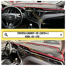 Toyota Camry 70 2019+ Konsol Torpido A3D Koruma Koruyucu Kılıfı