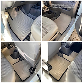 Nissan Micra 2013 - 2018 Akıllı Premium Eva Oto Paspas (Aksesuarlar Fiyata Dahil Değildir)