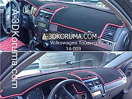 Volkswagen Touareg 2002-2010 Konsol Torpido 3D Koruma Koruyucu Kılıfı