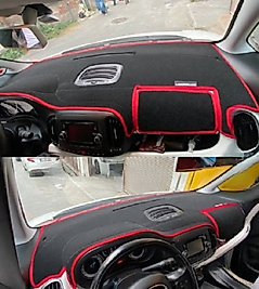 Fiat 500L 2013 - 2017 Konsol Torpido 3D Koruma