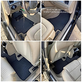 Audi A4 B8 2007 - 2011 Akıllı Premium Eva Oto Paspas (Aksesuarlar Fiyata Dahil Değildir)