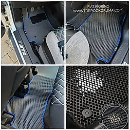 Fiat Fiorino 2007 - 2020 Kasa Akıllı Premium Eva Oto Paspas (Aksesuarlar Fiyata Dahil Değildir)