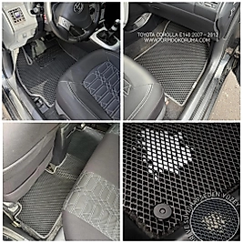 Toyota Corolla E140 2007 - 2012 Kasa Akıllı Premium Eva Oto Paspas (Aksesuarlar Fiyata Dahil Değildir)