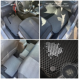 Peugeot 308 2013 - 2021 Akıllı Premium Eva Oto Paspas (Aksesuarlar Fiyata Dahil Değildir)