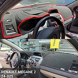 Renault Megane 2002-2009 Konsol Torpido 3D Koruma Koruyucu Kılıfı