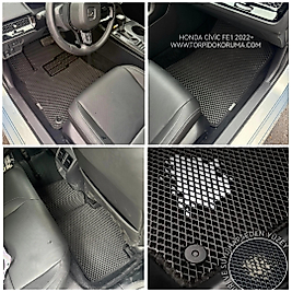 Honda Civic Fe 1 2022+ Akıllı Premium Eva Oto Paspas (Aksesuarlar Fiyata Dahil Değildir)