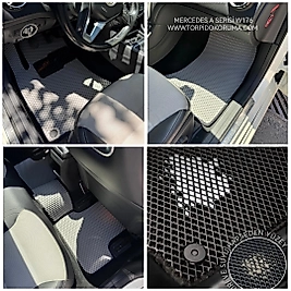 Mercedes Benz A Serisi W176 2012 - 2018Kasa Akıllı Premium Eva Oto Paspas (Aksesuarlar Fiyata Dahil Değildir)